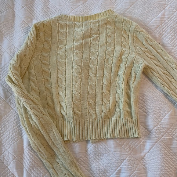 TILLY’S/FULL TILT ~ yellow cardigan ~ cable knit sweater - Picture 3 of 3